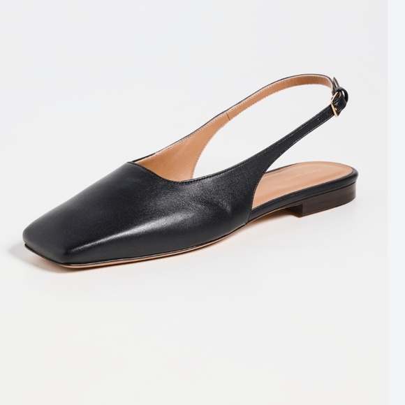 Mansur Gavriel Square Toe Slingback Flats - Picture 1 of 7